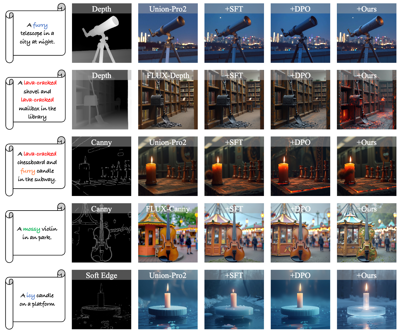 Additional dual-alignment examples